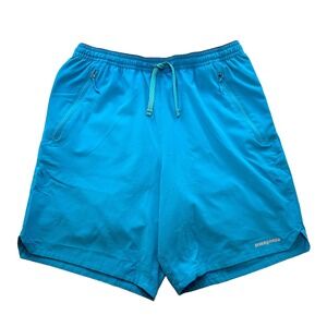 PATAGONIA Women's Multi Trails Shorts 8"‎ • Small • blue